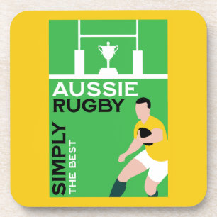 Dessous-de-verre Joueur australien de rugby