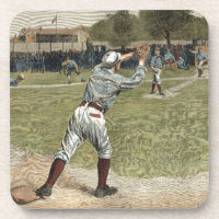 Joueur de baseball lancé à la deuxième base