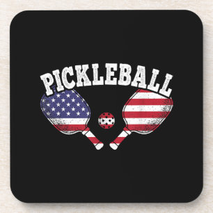 Dessous-de-verre Joueur de basket-ball américain Vintage Pickle Bal