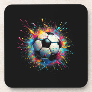 Dessous-de-verre Joueur De Football cool Sport Pour Garçons Hommes 