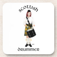 Joueur de tambour écossais - Kilt jaune