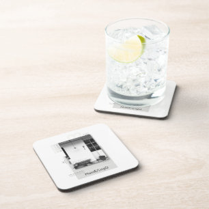 Dessous-de-verre journal de voyage en plastique dur 2