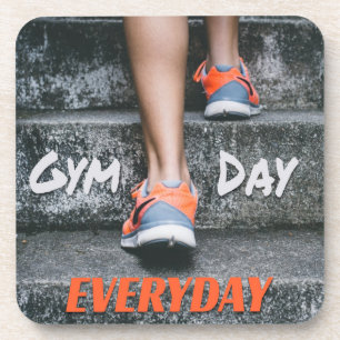 Dessous-de-verre Journée de gym Tous Les Jours Entraînement Motivat