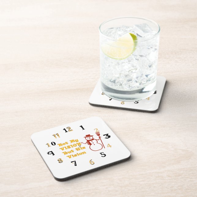 Dessous-de-verre Jovely Snowman Christmas Merveilleuse Vision (Côté Droit)