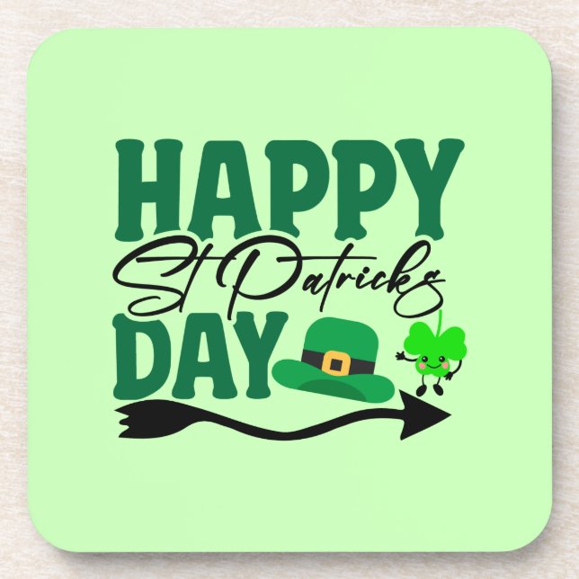 Dessous-de-verre Joyeuse Saint-Patrick (Devant)