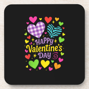 Dessous-de-verre Joyeuse Saint-Valentin - Cœurs Amour