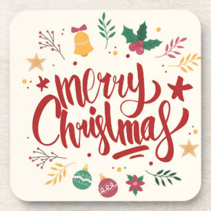 Dessous-de-verre Joyeuses lettres de Noël