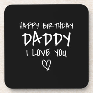 Dessous-de-verre Joyeux Anniversaire Papa Je T'aime Papa Anniversai