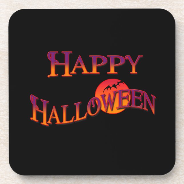 Dessous-de-verre Joyeux Halloween (Devant)