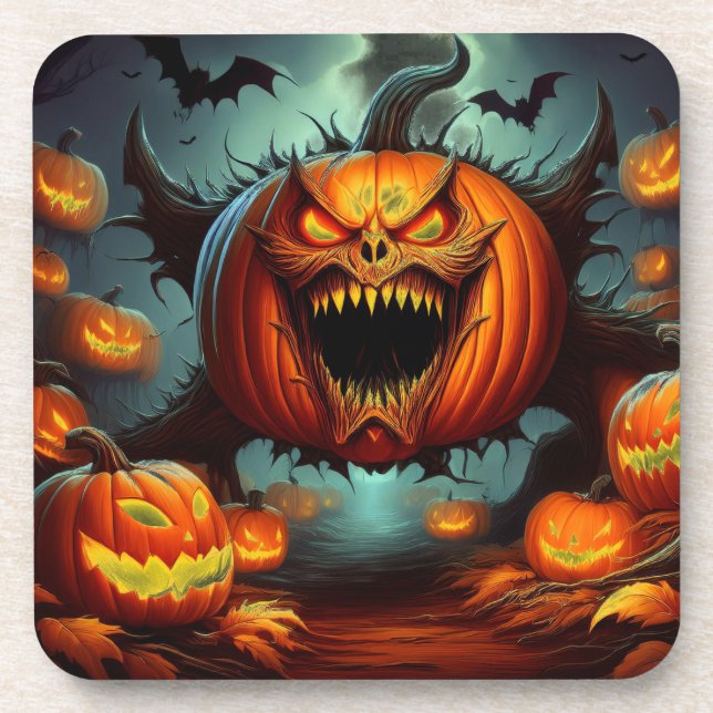 Dessous-de-verre Joyeux Halloween à tous (Devant)