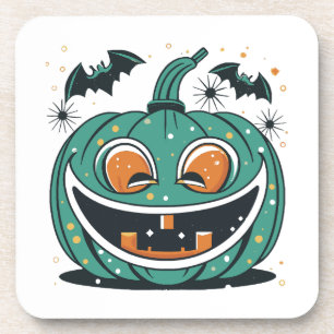 Dessous-de-verre Joyeux Halloween ! Découpez une citrouille !