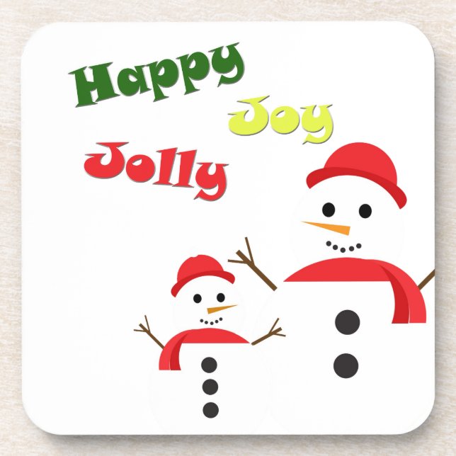 Dessous-de-verre Joyeux Jolly Joy (Devant)
