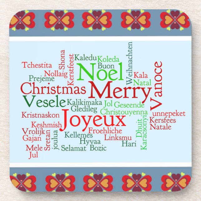 Dessous-de-verre Joyeux Noël (Devant)