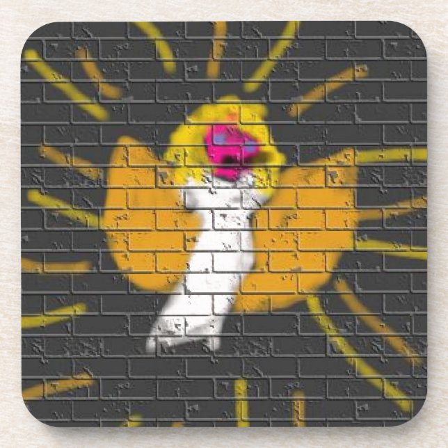 Dessous-de-verre Joyeux Noël Sun Moon Angel, Art by Kids :) (Devant)