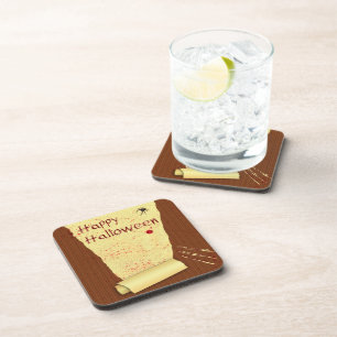 Dessous-de-verre Joyeux papier peint Halloween sanglant