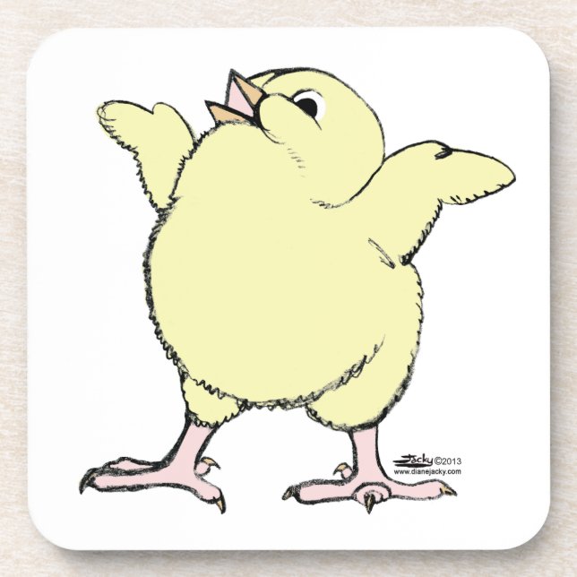 Dessous-de-verre Joyeux poussin (Devant)