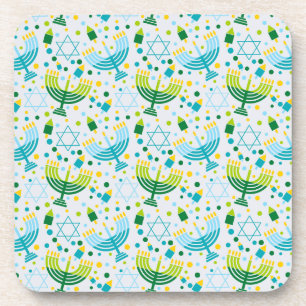 Dessous-de-verre Judaïque - Ensemble de six casseroles à boisson - 