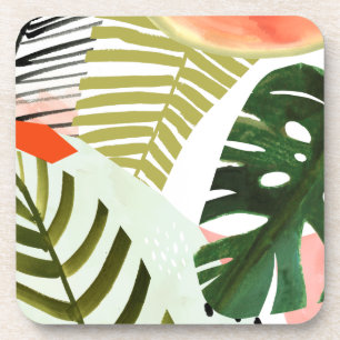Dessous-de-verre Jungle Beat Tropical Green