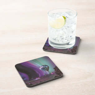 Dessous-de-verre Jupiter Travel by Hot Air Balloon Bighty Aurora