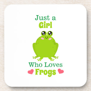 Dessous-de-verre Just A Girl Who Loves Frogs