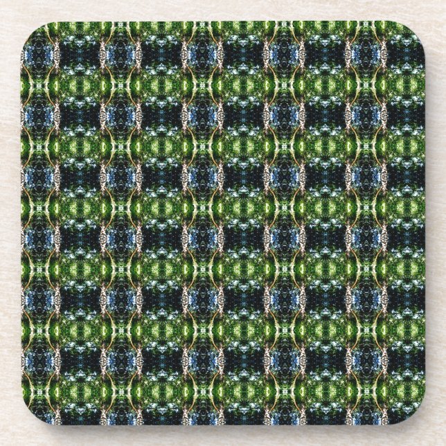 Dessous-de-verre Kaleidoscope Grün (Devant)