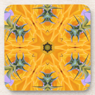 Dessous-de-verre Kaleidoscope Pétales de tournesol jaune