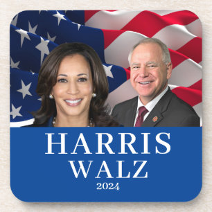 Dessous-de-verre Kamala Harris Et Tim Walz 2024