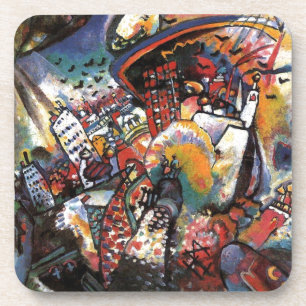 Dessous-de-verre Kandinsky Moscou I Cityscape peinture Abstraite