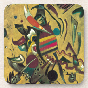 Dessous-de-verre Kandinsky Points Peinture en toile Abstraite