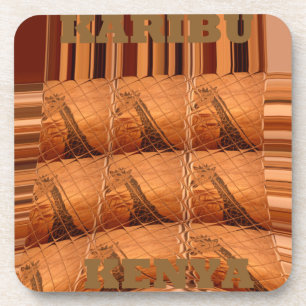 Dessous-de-verre Karibu Giraffe Hakuna Matata Chic Art Moderne Col