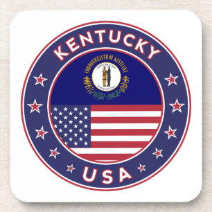 Dessous-de-verre Kentucky, Kentucky, Kentucky, autocollant,
