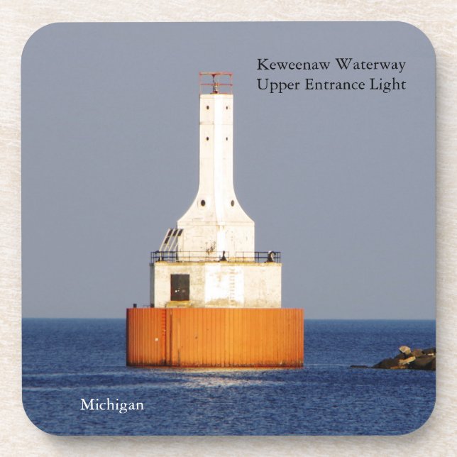 Dessous-de-verre Keweenaw Waterway Upper Entrance Light 2023 (Devant)