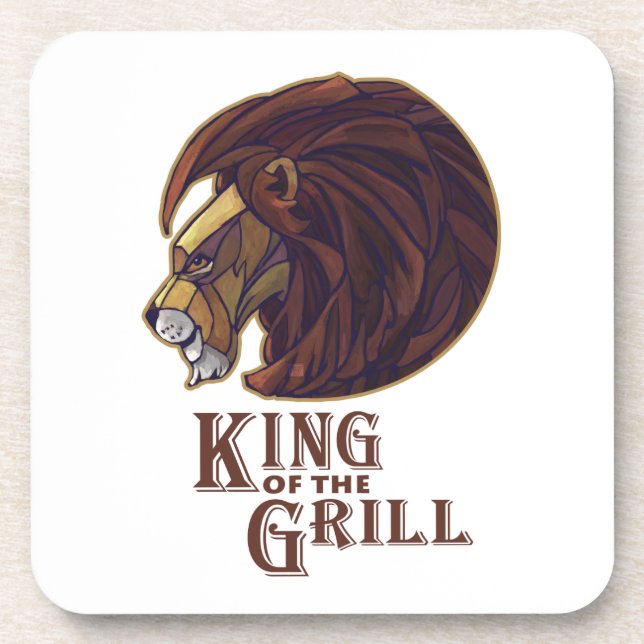 Dessous-de-verre King of the Grill (Devant)