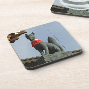 Dessous-de-verre Kitsune キ ツ ネ (Fox) avec Bijou à la bouche