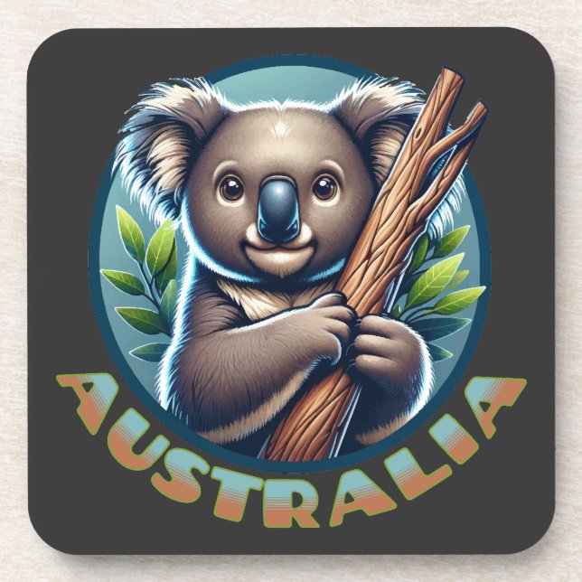 Dessous-de-verre Koala Australien (Devant)