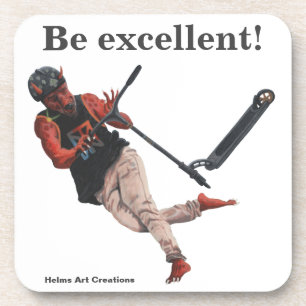 Dessous-de-verre Kobold Kick Scooter Trick Imaginaire Dessous de ve