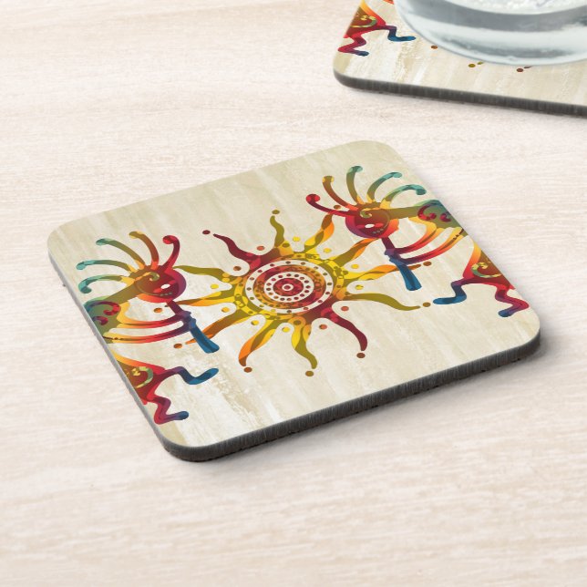 Dessous-de-verre KOKOPELLI DUO SUN + vos idées (Côté gauche)