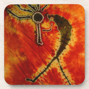 Dessous-de-verre Kokopelli Phat Dyes Tie Dyes
