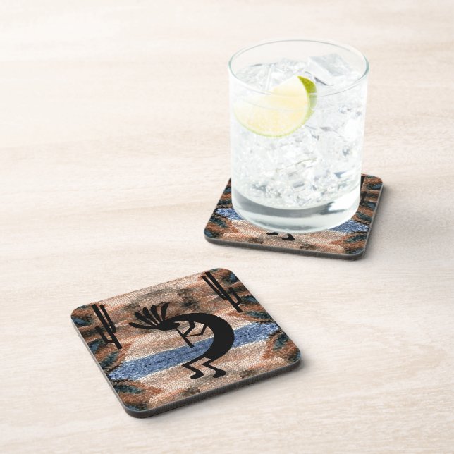 Dessous-de-verre Kokopelli Southwest Desert Mosaic (Côté Droit)