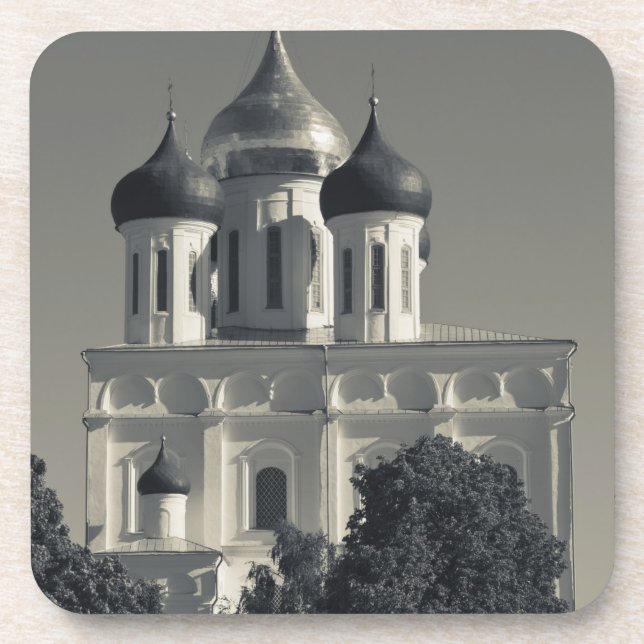 Dessous-de-verre Kremlin de Pskov et cathédrale de la Trinité (Devant)