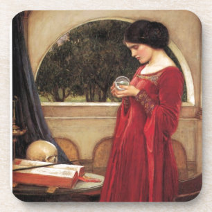 Dessous-de-verre La boule de cristal [John William Waterhouse]