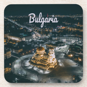 Dessous-de-verre La capitale bulgare Sofia Alexandre Nevsky Cathédr