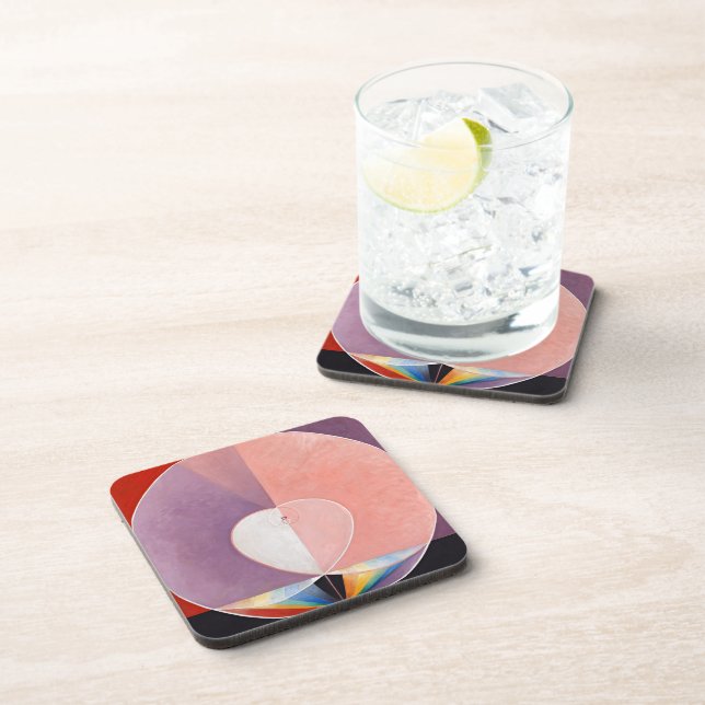 Dessous-de-verre La colombe, no 2. par Hilma af Klint (Côté Droit)