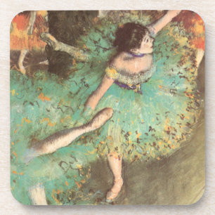 Dessous-de-verre La danseuse verte par Edgar Degas, Ballet vintage