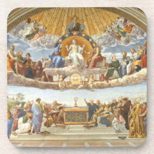 Dessous-de-verre La Dispute du Saint Sacrement, Raphaël Sanzio