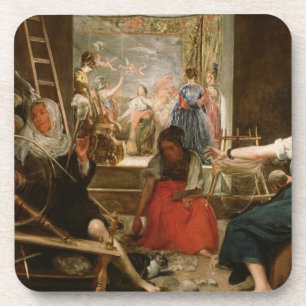 Dessous-de-verre La fable de l'arachné, ou les fileurs, c.1657