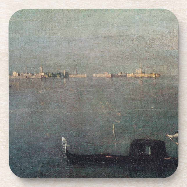 Dessous-de-verre La gondole sur la lagune (Devant)