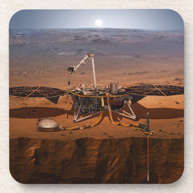 Dessous-de-verre La Lander de l'Insight (Devant)