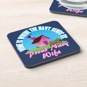 Dessous-de-verre La maison est où…