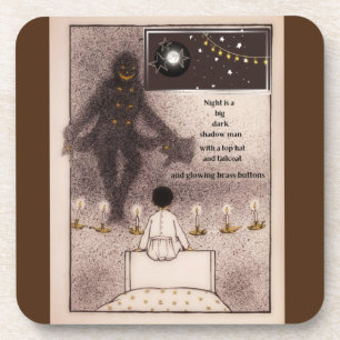 Dessous-de-verre La nuit est un homme fantôme